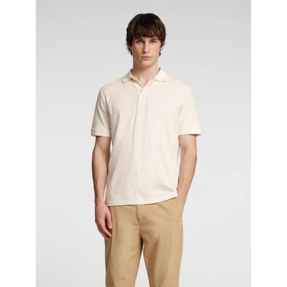 Selected Homme Paul Jacquard Short Sleeve Polo Shirt